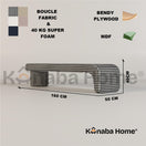 Switch bedroom bench dimensions and materials used 2 image