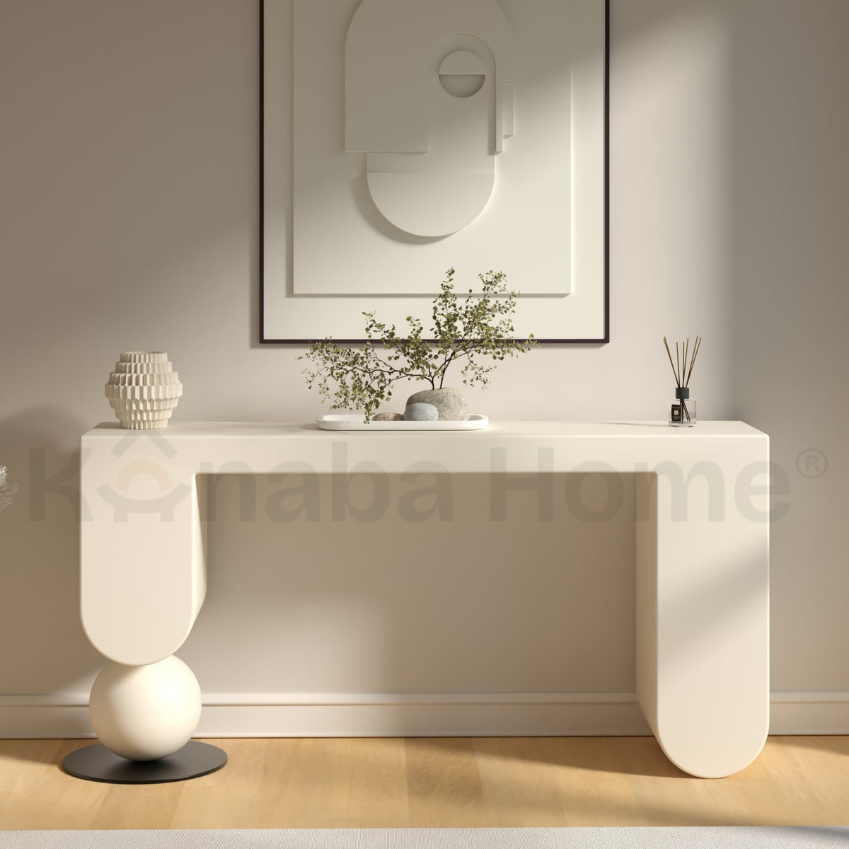 Leano Console- German MDF & Bendy Wood-Kanaba Home 