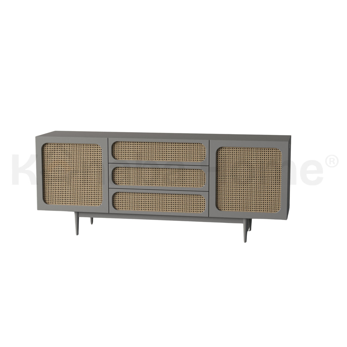 Loomis Rattan Dresser