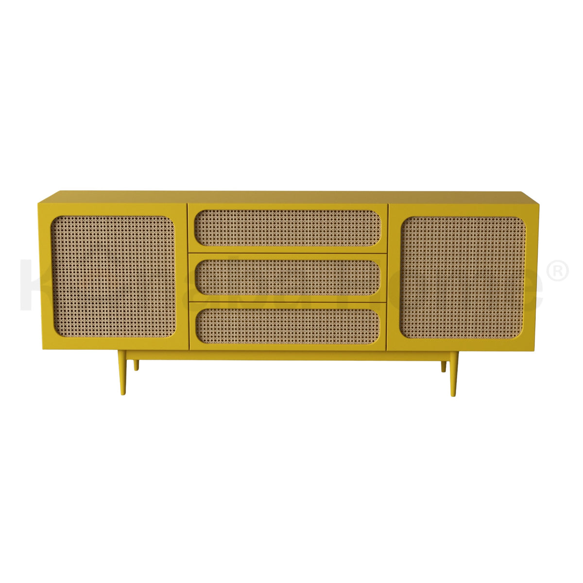 Loomis Rattan Dresser