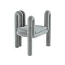 Loop Dining ChairSmoky Grey | Velvet