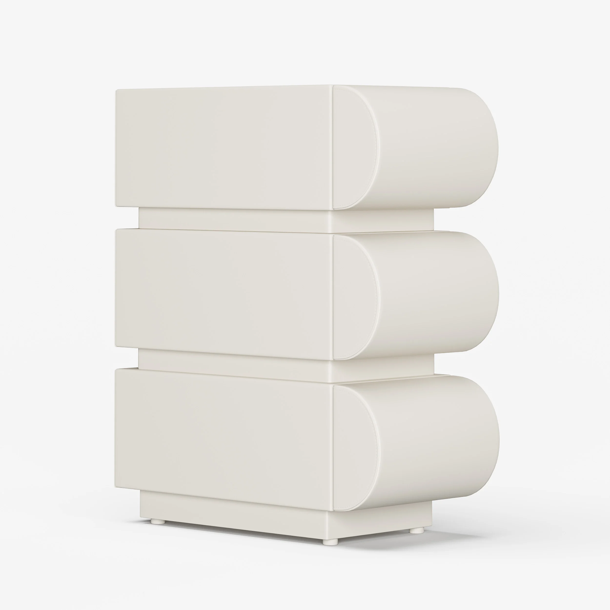 Loria Mini 3-Drawers Nightstand