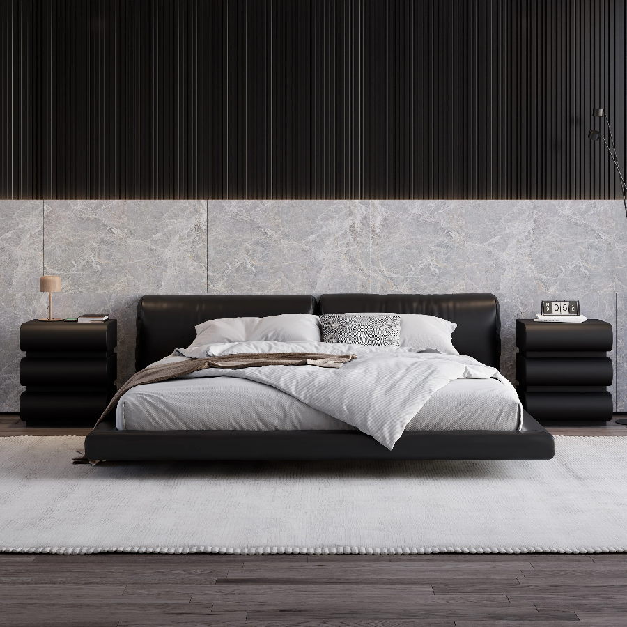 Loria 3-Drawers Nightstand