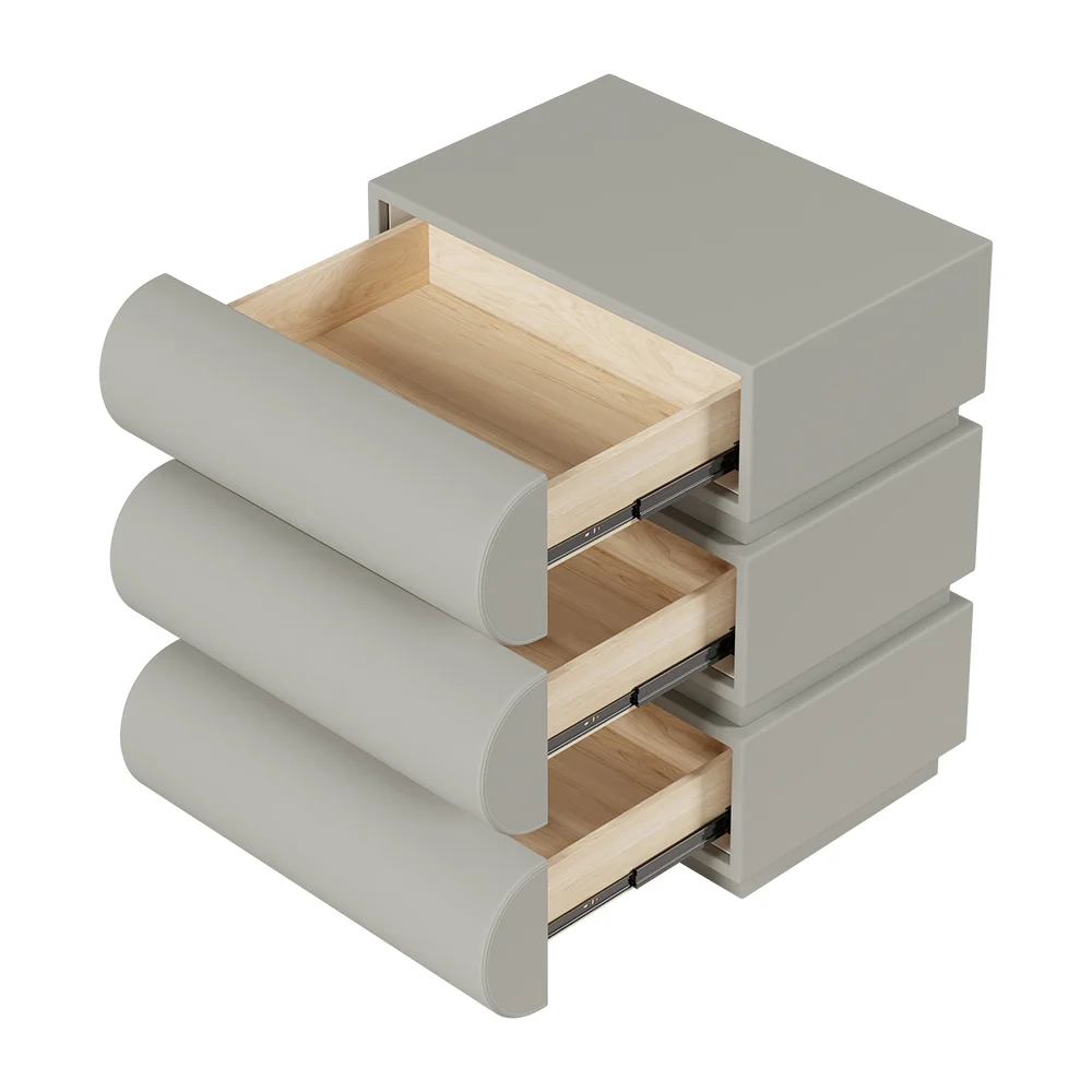 Loria 3-Drawers Nightstand