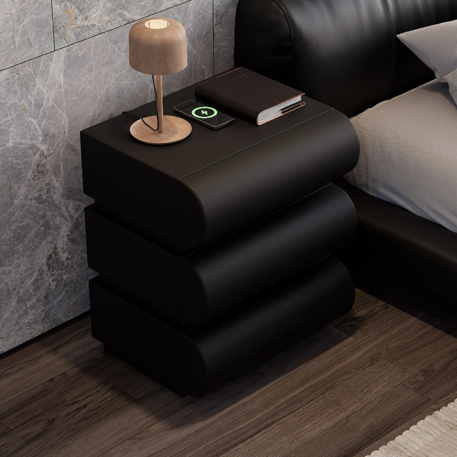 Loria 3-Drawers Nightstand