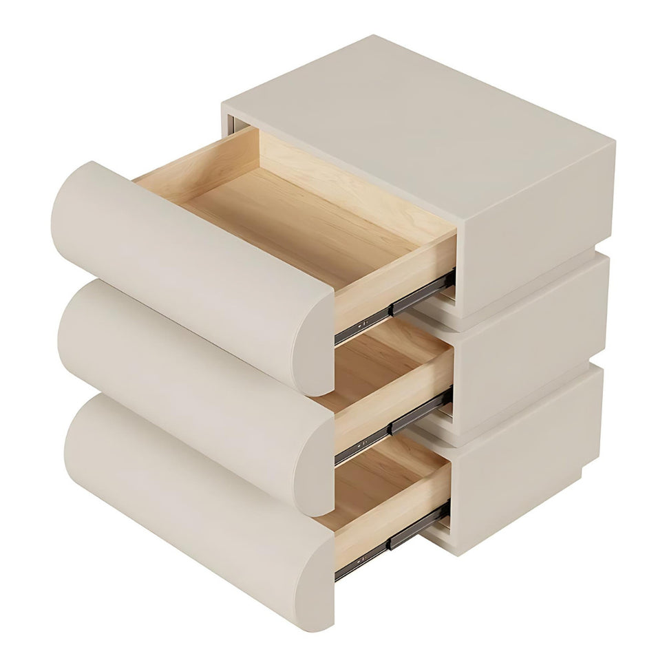 Loria 3-Drawers Nightstand