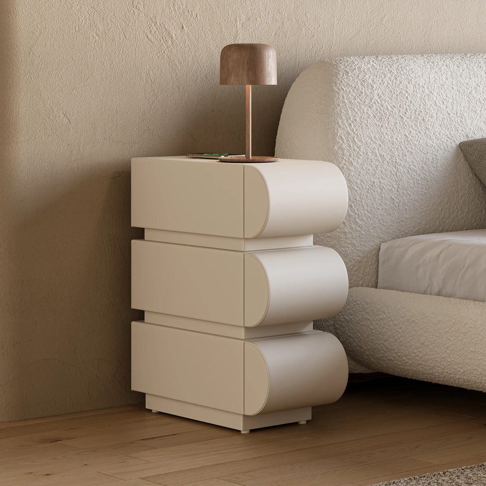 Loria Mini 3-Drawers Nightstand