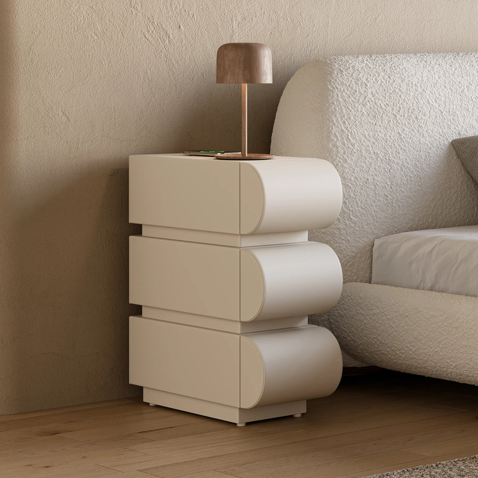 Loria Mini 3-Drawers Nightstand