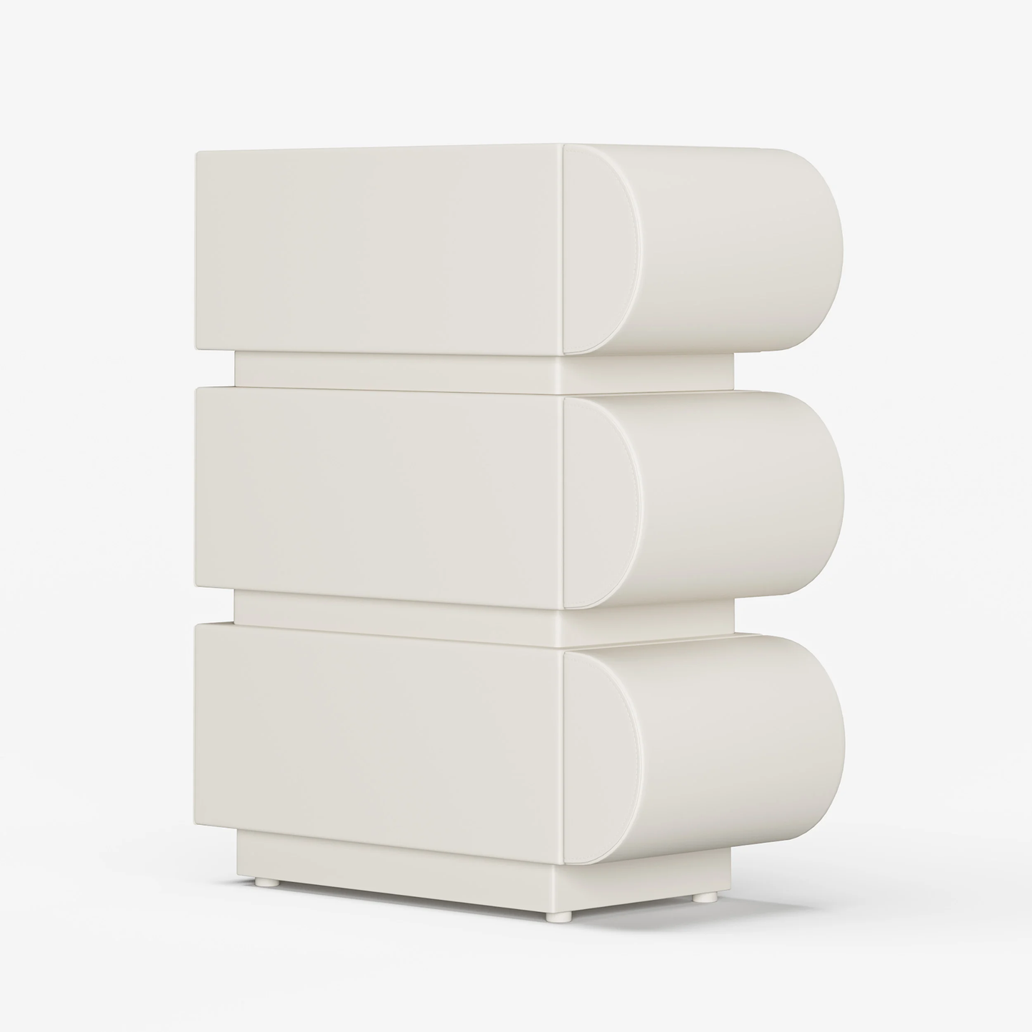 Loria Mini 3-Drawers Nightstand