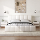 Luka BedKing Bed: Mattress 180 x 200 cm | Overall W 200 x D 230 x H 110 cm