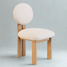 Lyne Dining ChairIvory & Natural | Boucle