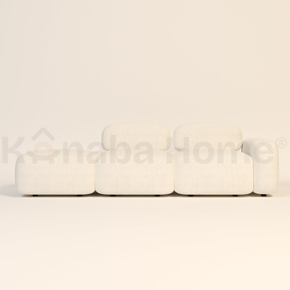 Marshmello SofaFacing Right-Arm / OFF WHITE AMAAN BOUCLE
