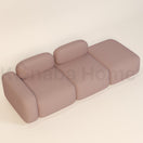 Marshmello SofaFacing Left-Arm / PINK IDT BOUCLE COLOR 05