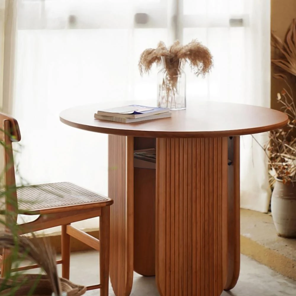 Maddox Dining Table / 110 Dia x 75 H - Kanaba Home #