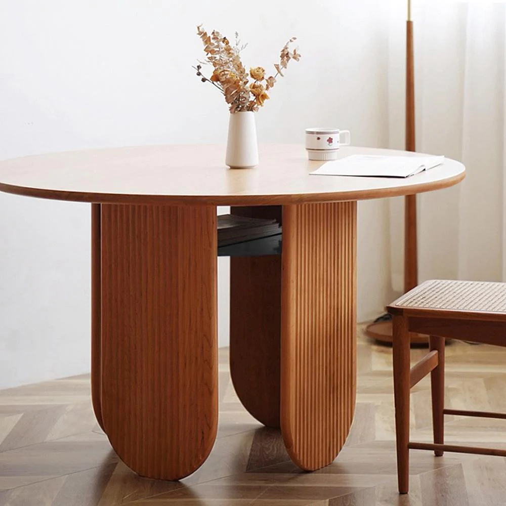Maddox Dining Table / 110 Dia x 75 H - Kanaba Home #