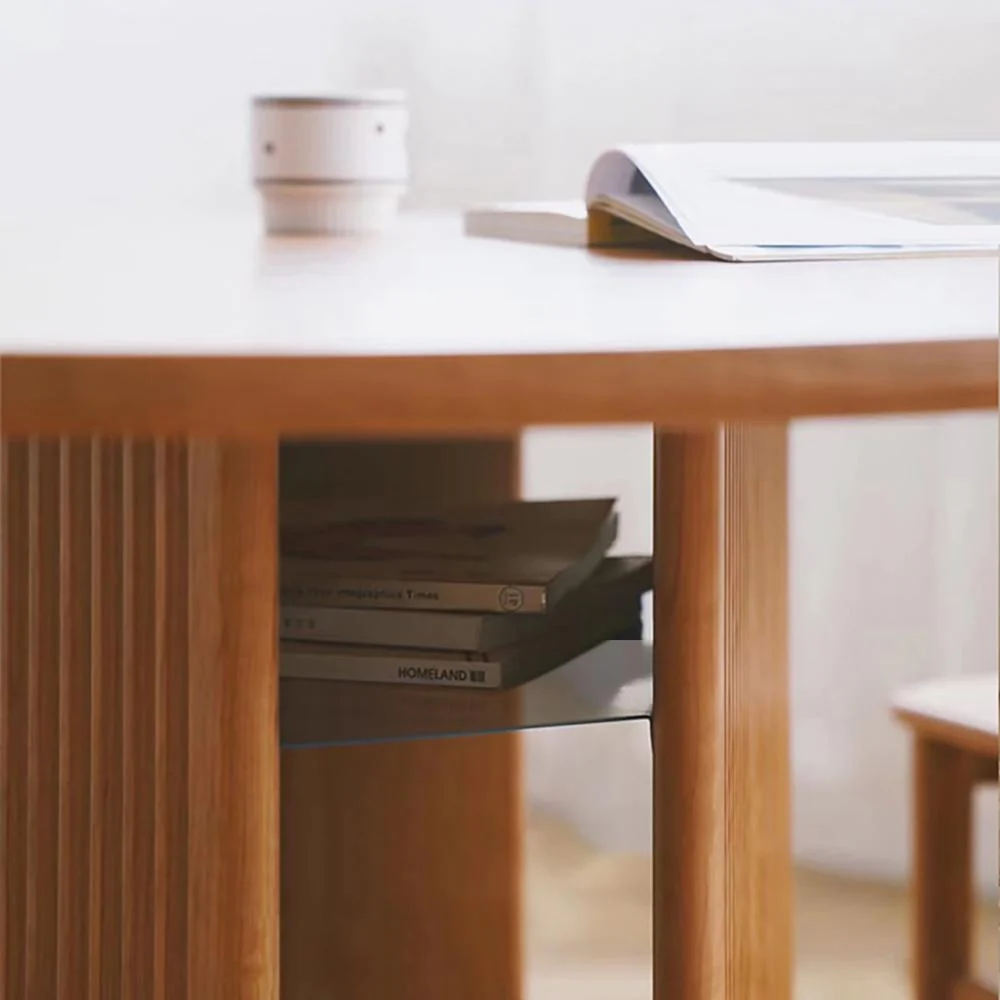 Maddox Dining Table / 110 Dia x 75 H - Kanaba Home #