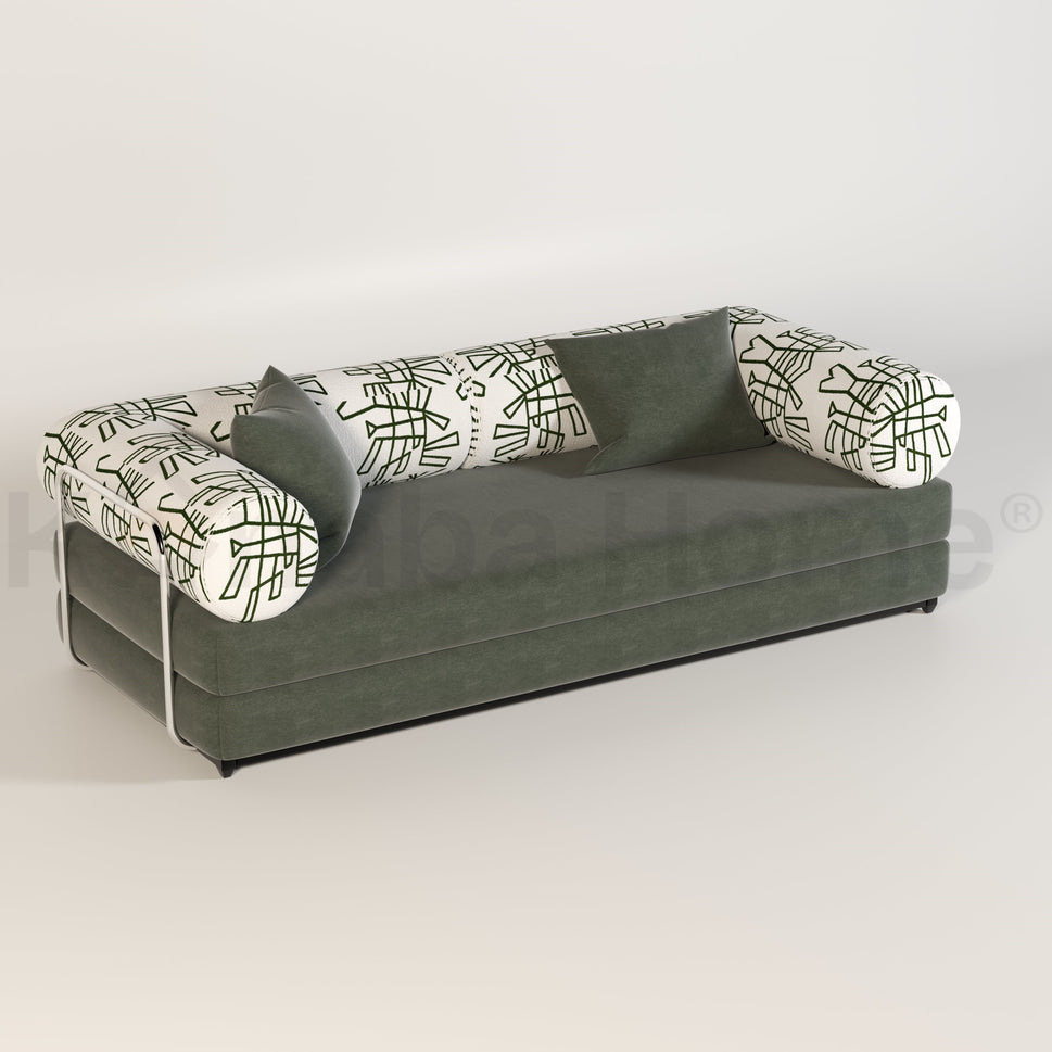 Madrid Oriva Sofa BedGREEN MADRID 2510-19 + MADRID 2660-06