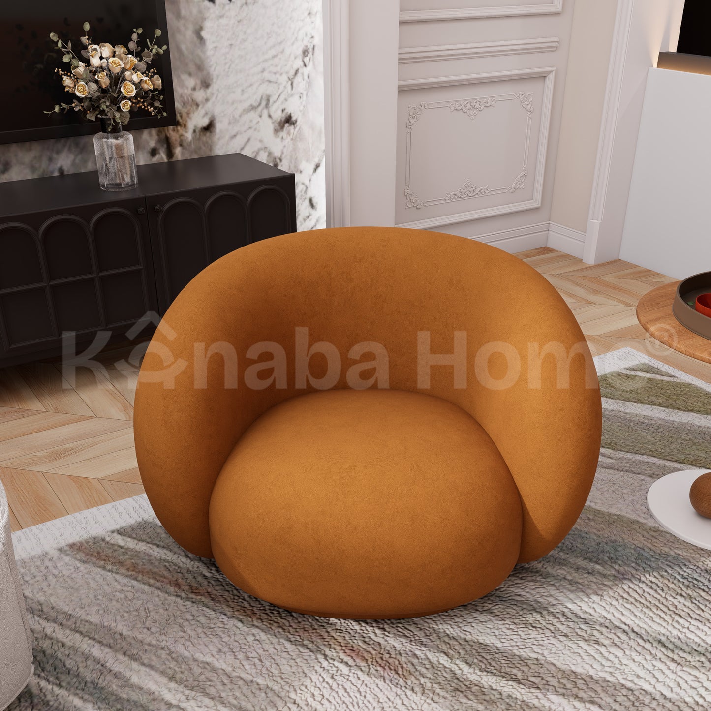 Orange Armchair