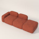 Marshmello SofaFacing Left-Arm / ORANGE ANC 5020-13 VELVET