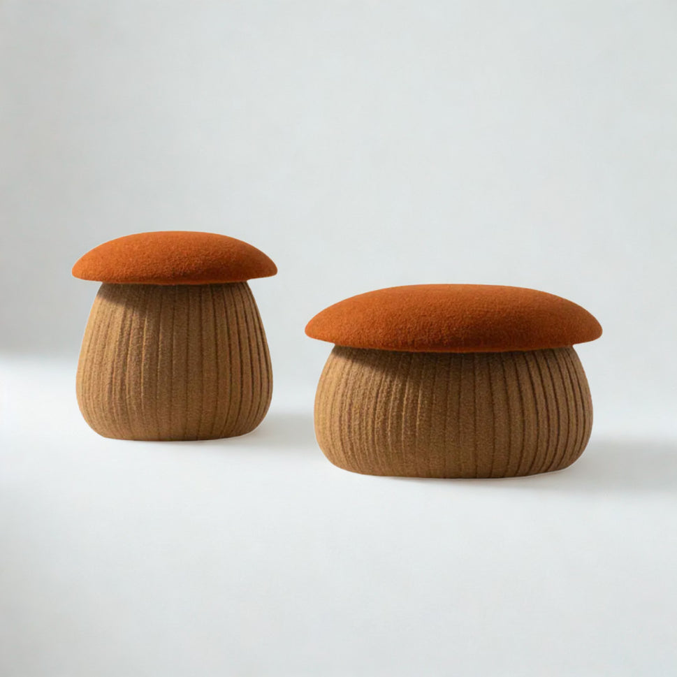 Mushroom PoufSet of Two (Mini + Large)