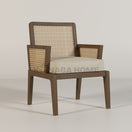 Nara Rattan Dining ChairDrak walnut
