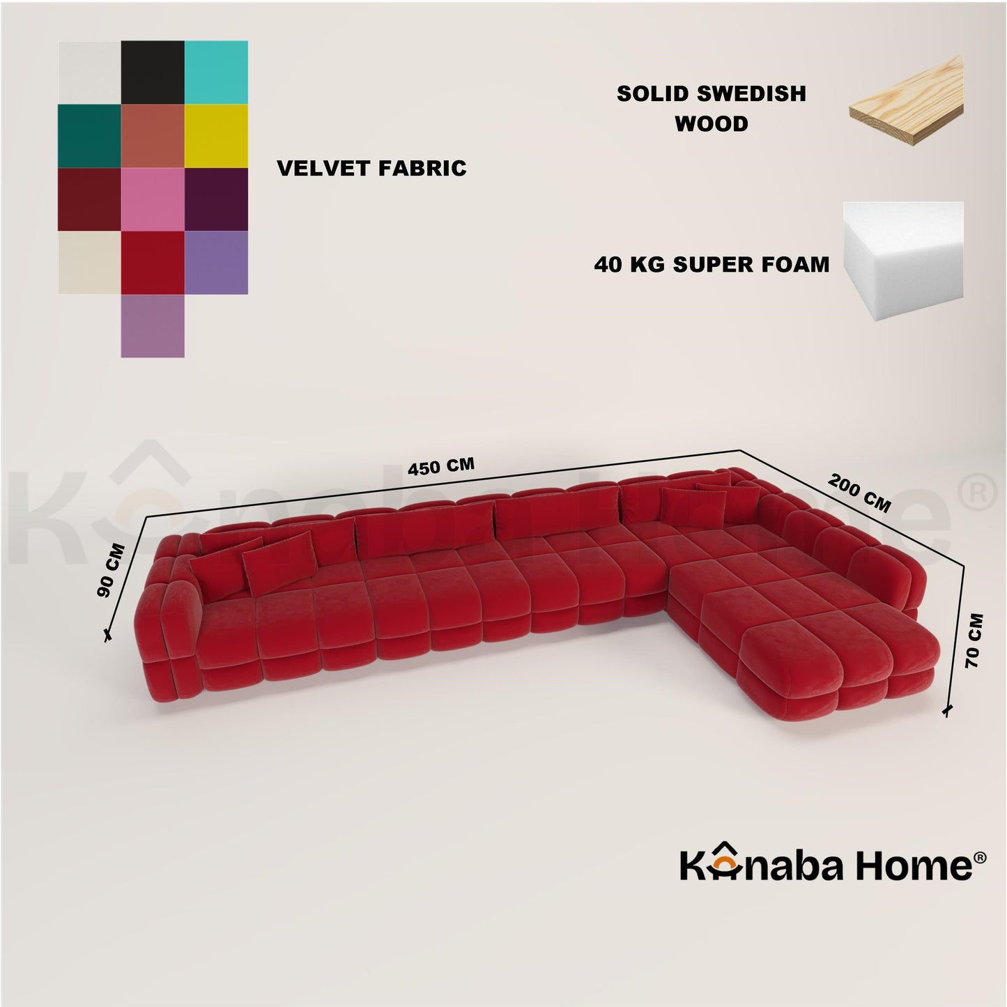 Nestline L Shape sofa