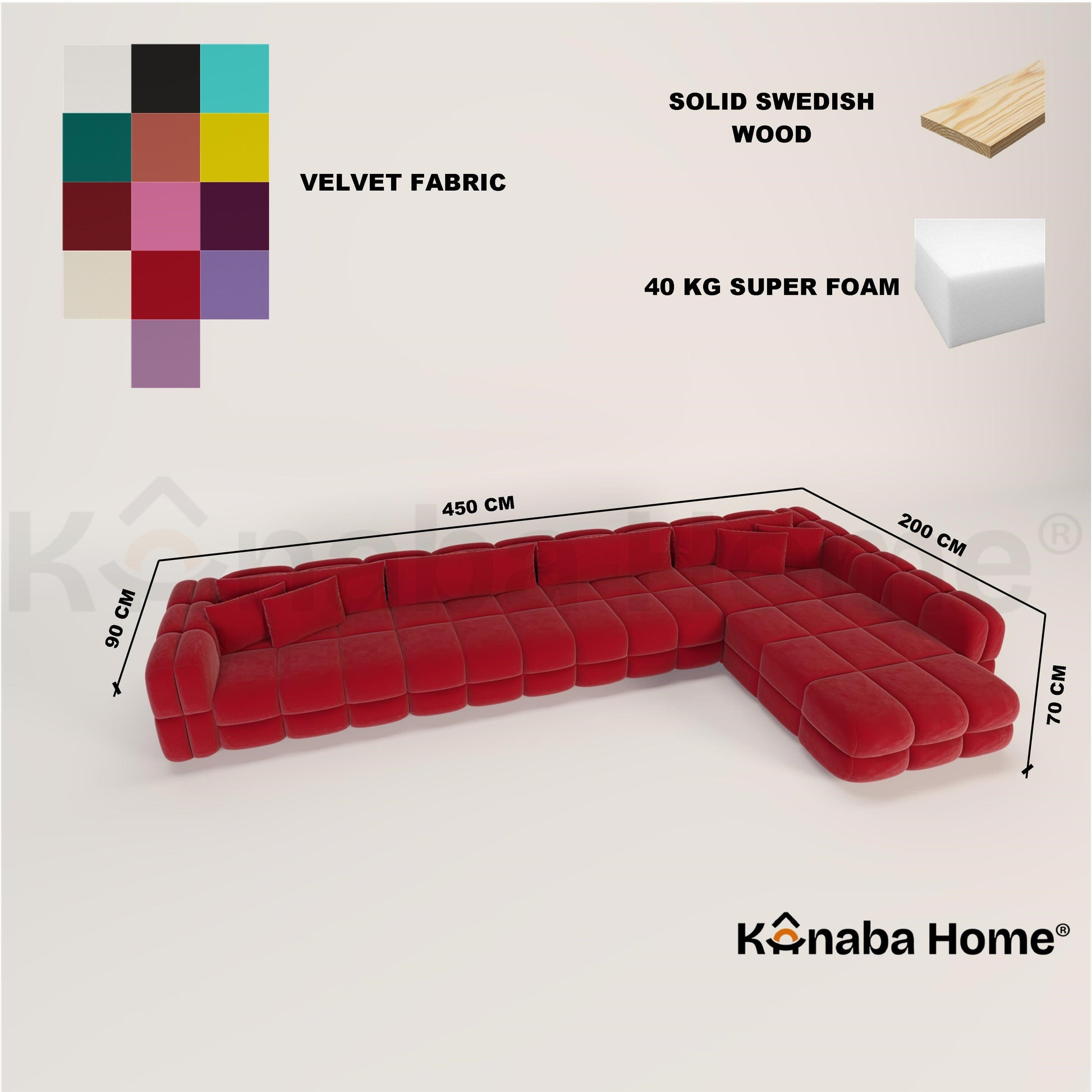 Nestline L Shape sofa