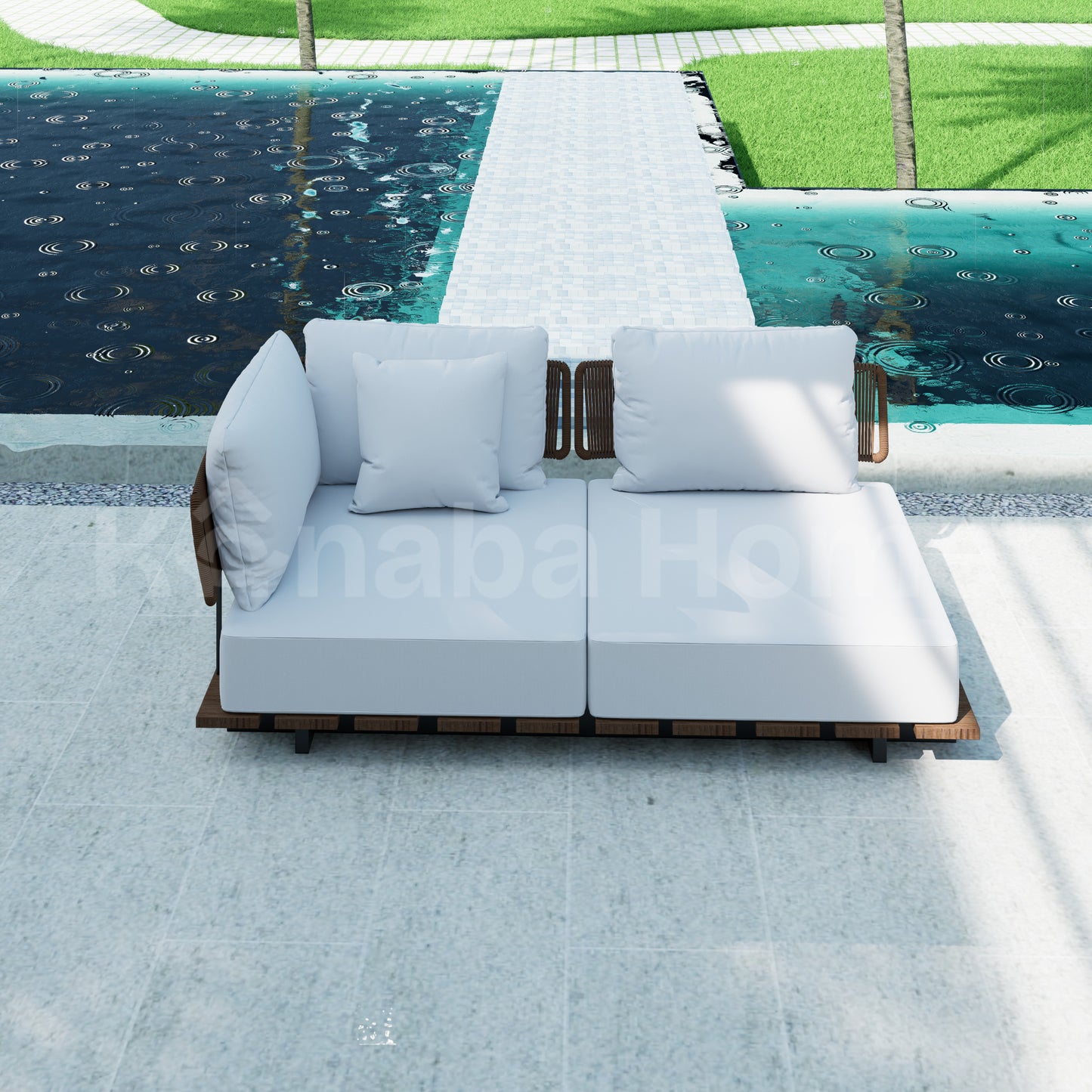 Outdoor Chaise Lounge Sofa