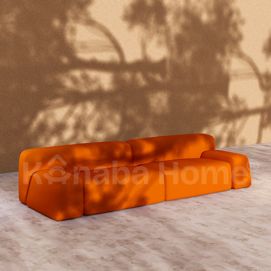 Solid Wood Chaise Lounge 