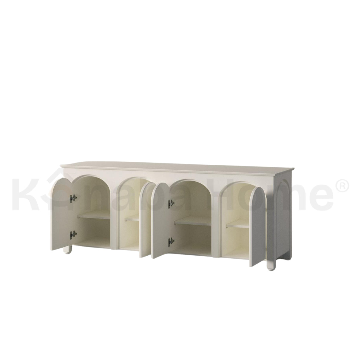 Nolita Dresser-German MDF & Beech  wooden leg-Classic Arched Panel Design-Kanaba Home