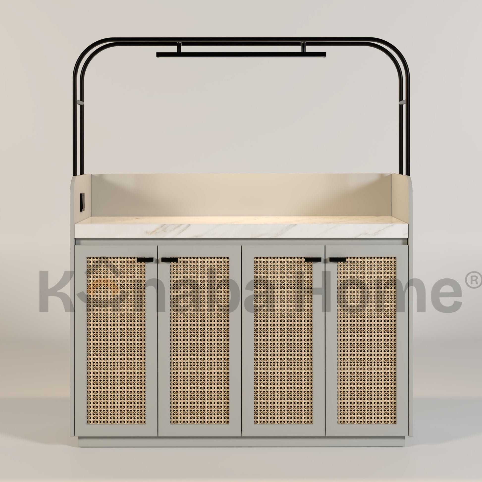 ORBIX Coffee Bar and Storage Serving Table