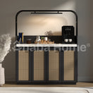 Switch coffee table bar with 4 drawers 3 image