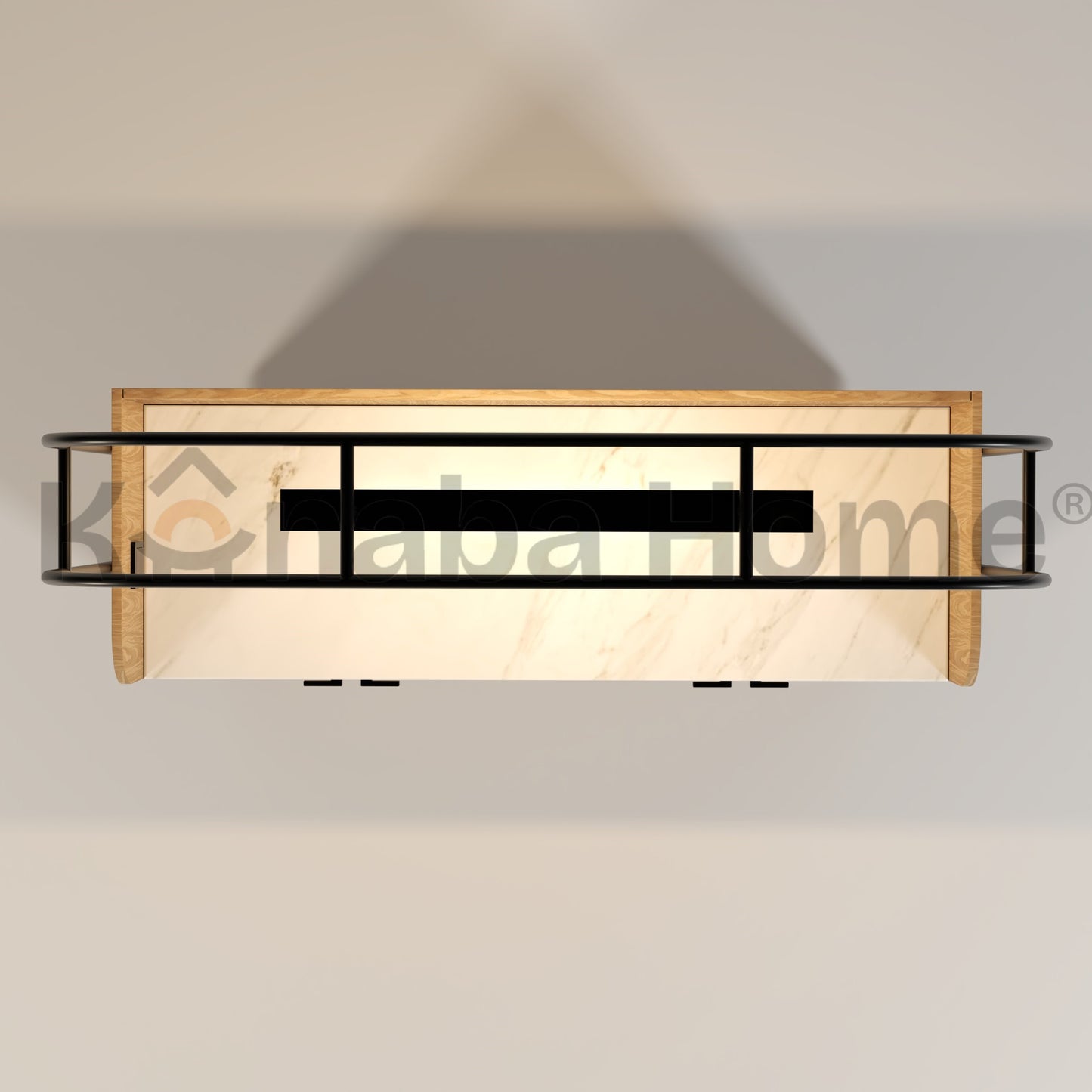 top view of coffee bar