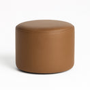 Olyn Kids PoufSingle Pouf | Brown Leather