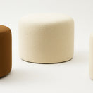 Olyn Kids PoufSingle Pouf | Ivory Boucle