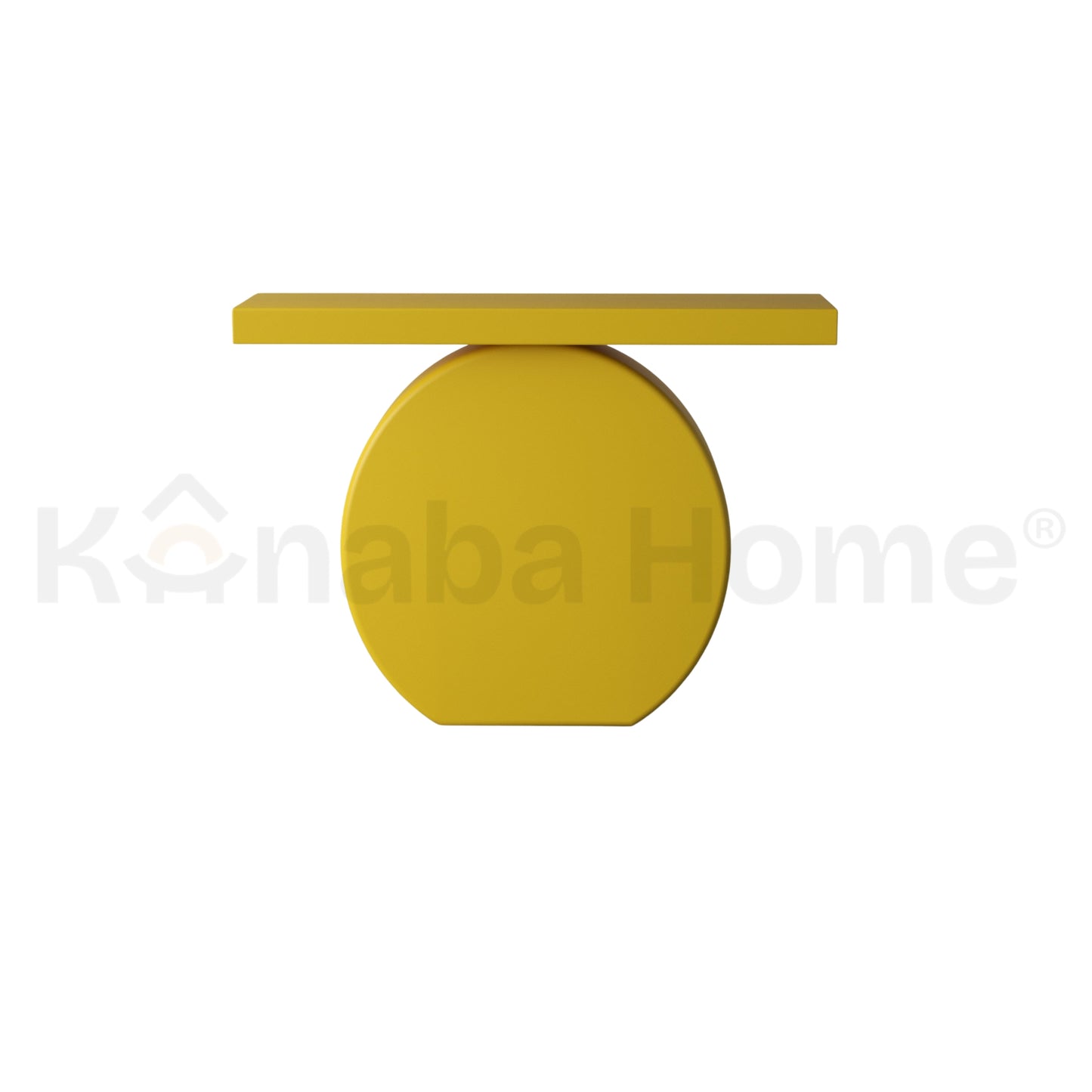 Orbita Console- German MDF wood &  bendy plywood-solid disc base-Kanaba Home
