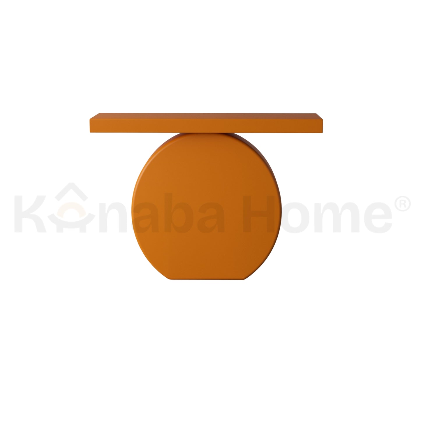 Orbita Console- German MDF wood &  bendy plywood-solid disc base-Kanaba Home