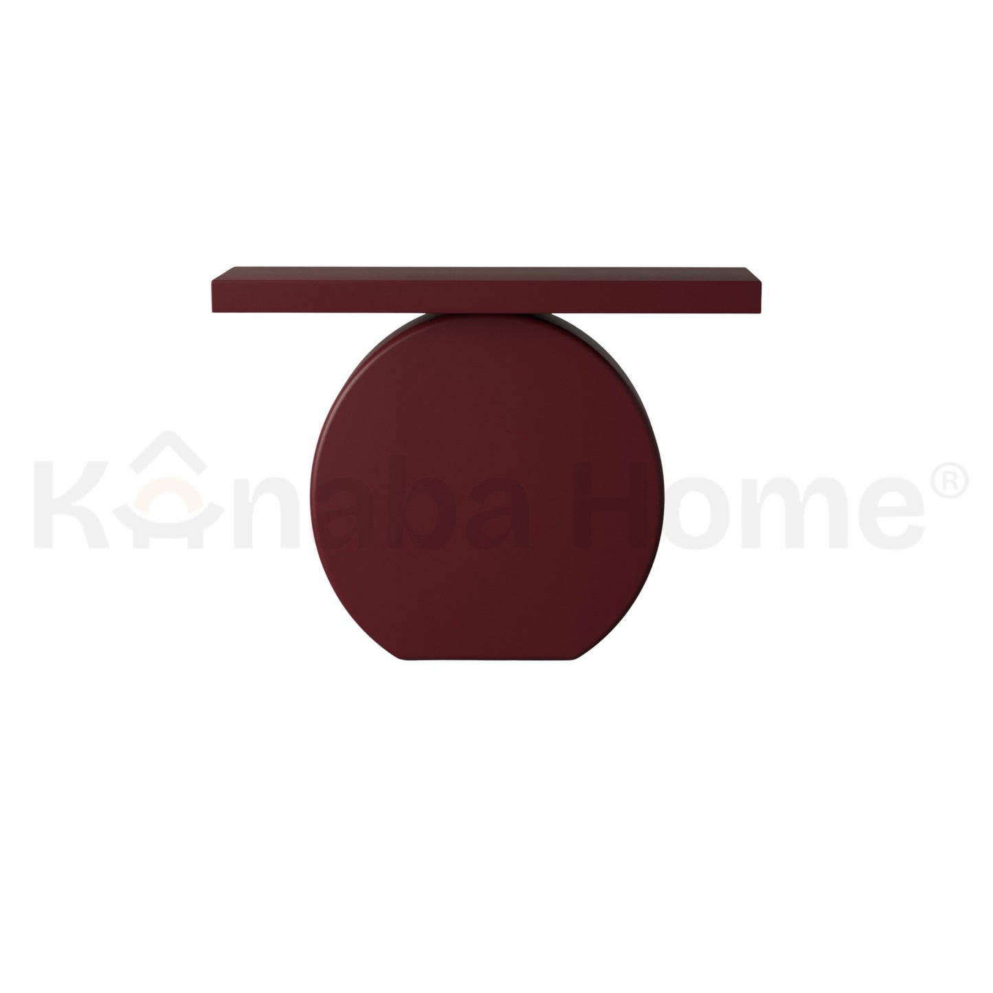 Orbita Console- German MDF wood &  bendy plywood-solid disc base-Kanaba Home