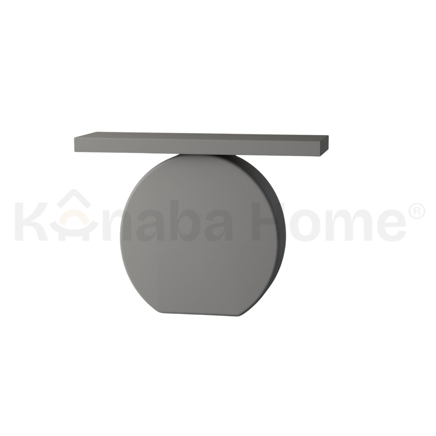 Orbita Console- German MDF wood &  bendy plywood-solid disc base-Kanaba Home