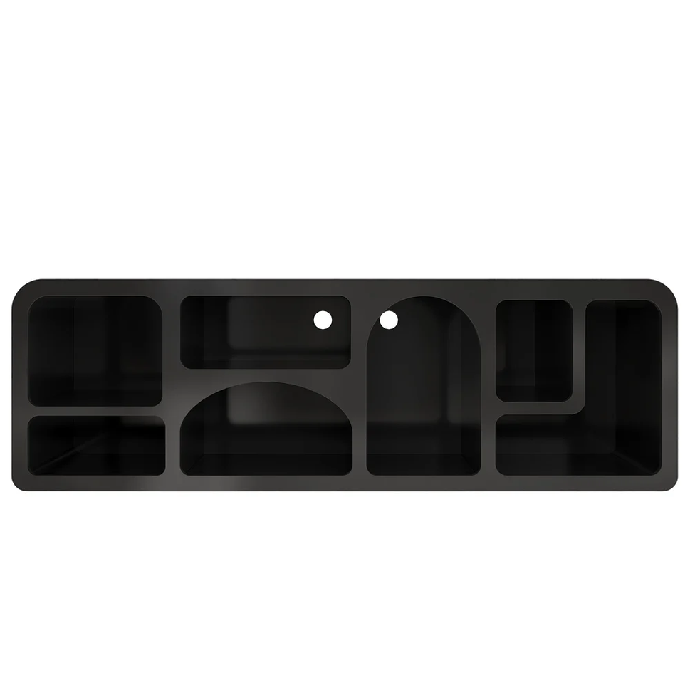 Ori TV ConsoleBlack / Wall Mount / With Cable Hole