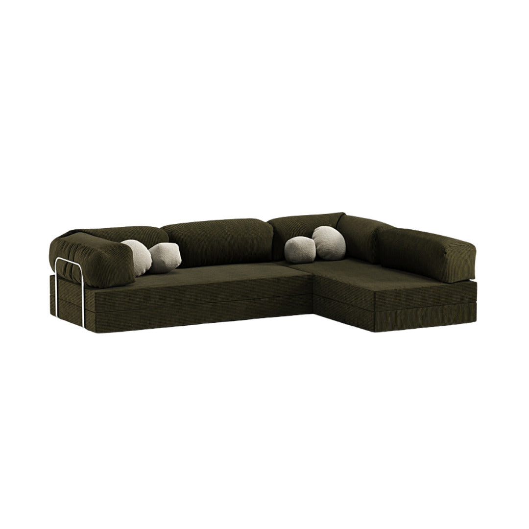 Oriva L-Shaped Sofa Bed