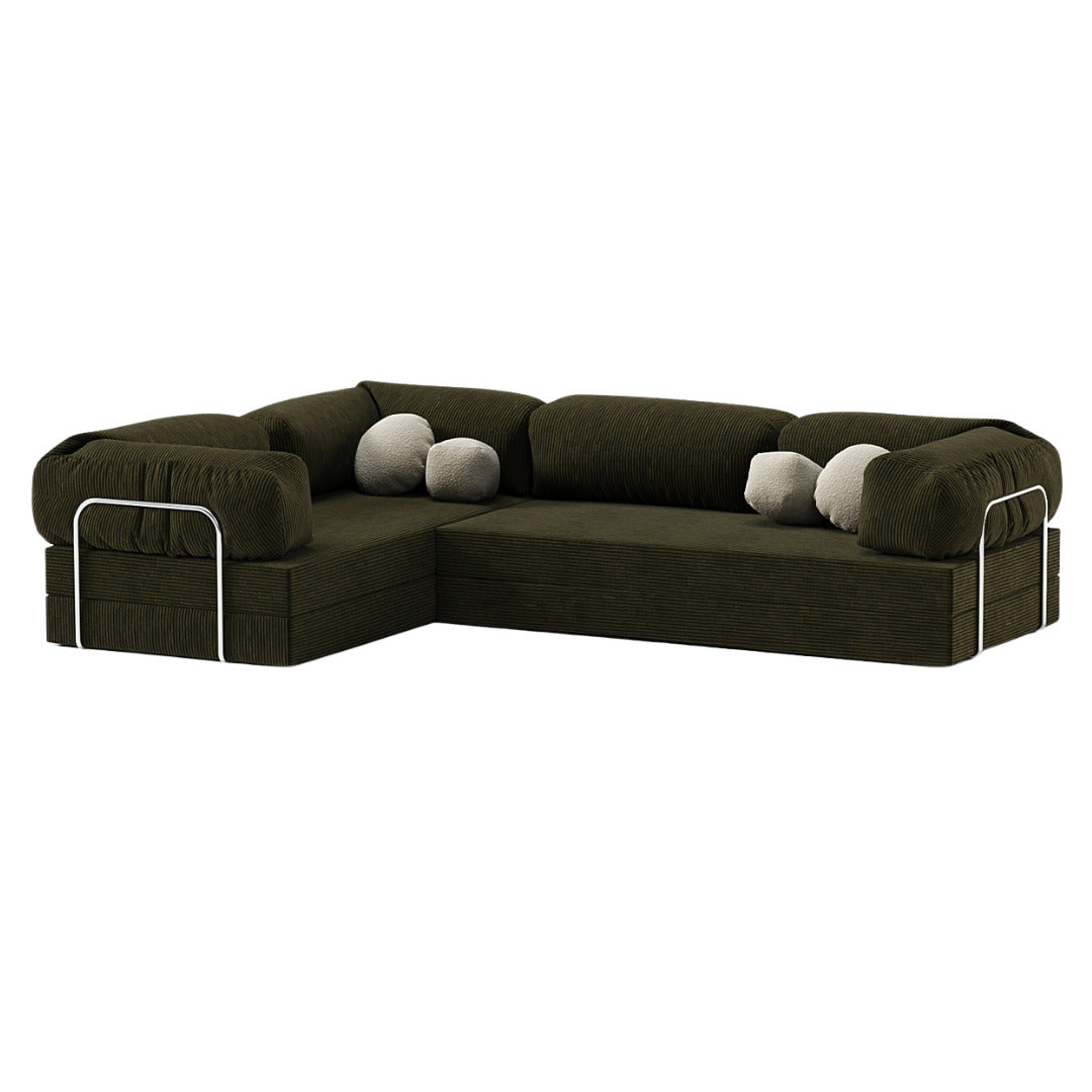 Oriva L-Shaped Sofa Bed