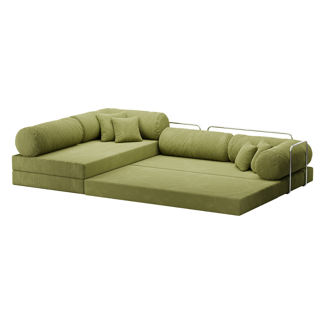 Oriva L-Shaped Sofa Bed