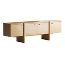 Orlan TV ConsoleRed Oak Grains Natural Wood color / With Cable Hole