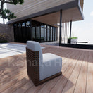 Switch Outdoor Dining Chair with outdoor upholstery  3 image