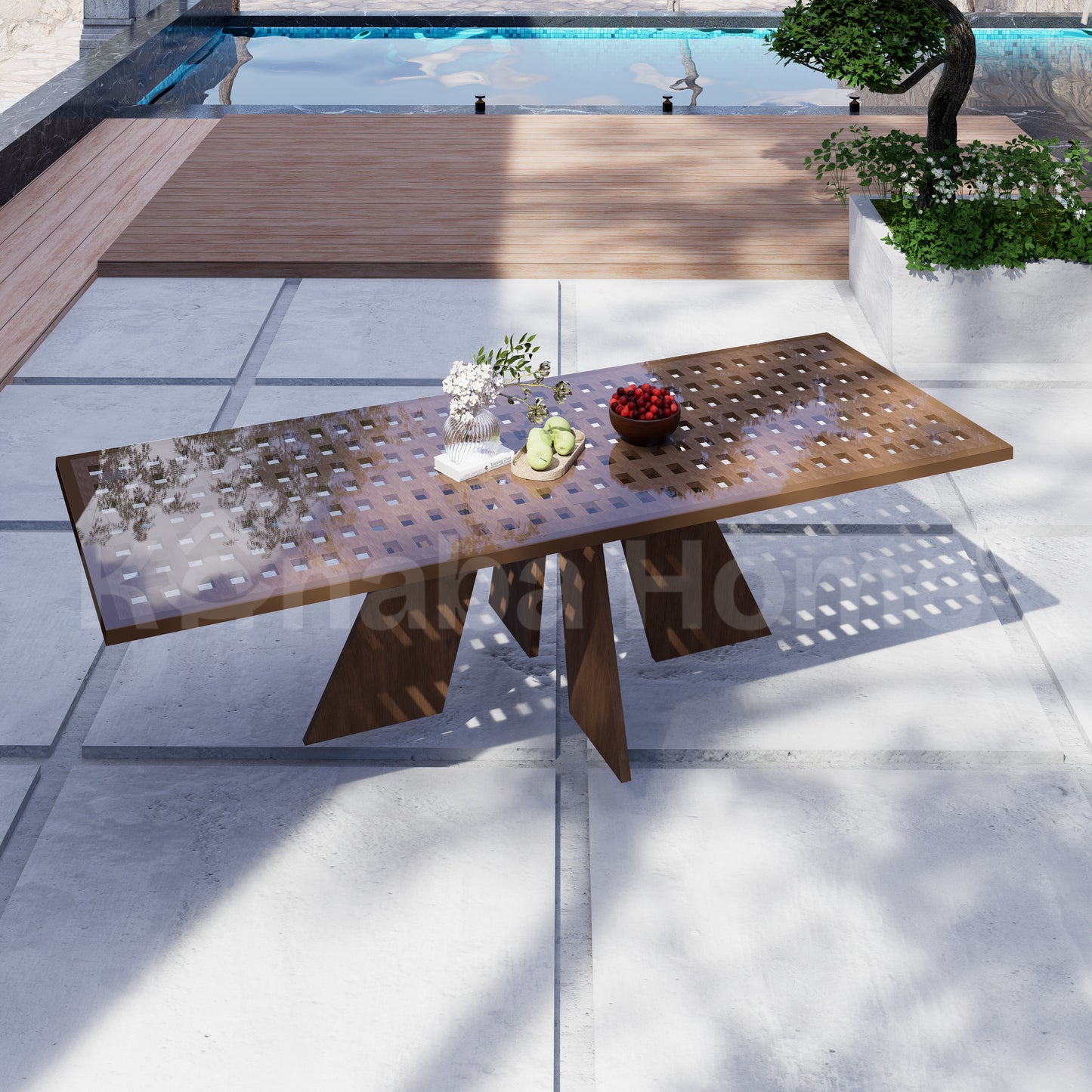 Outdoor Rectangular Dining Table