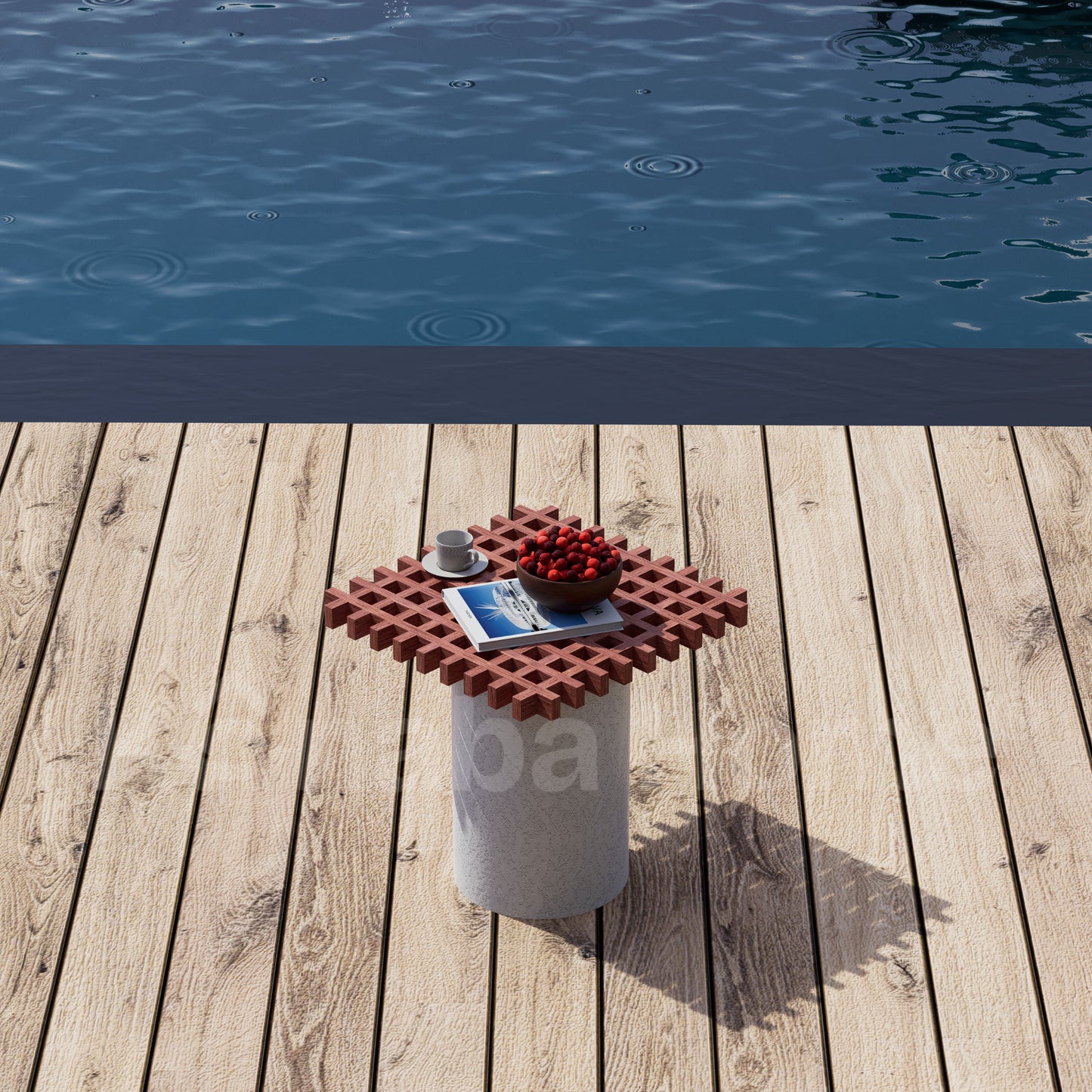 side coffee table that can be used outdoors