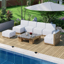 Switch Outdoor Sofa Set for 6 person made with solid meranti wood 2 image