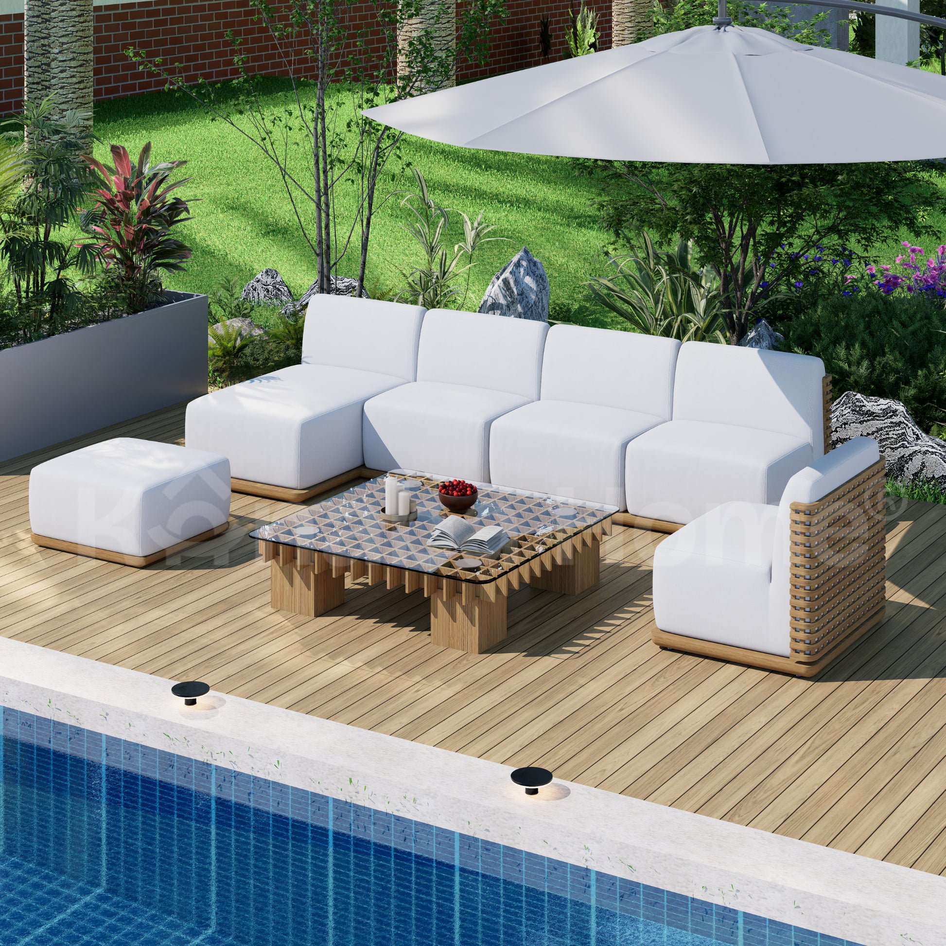 Orno Outdoor Sofa Set