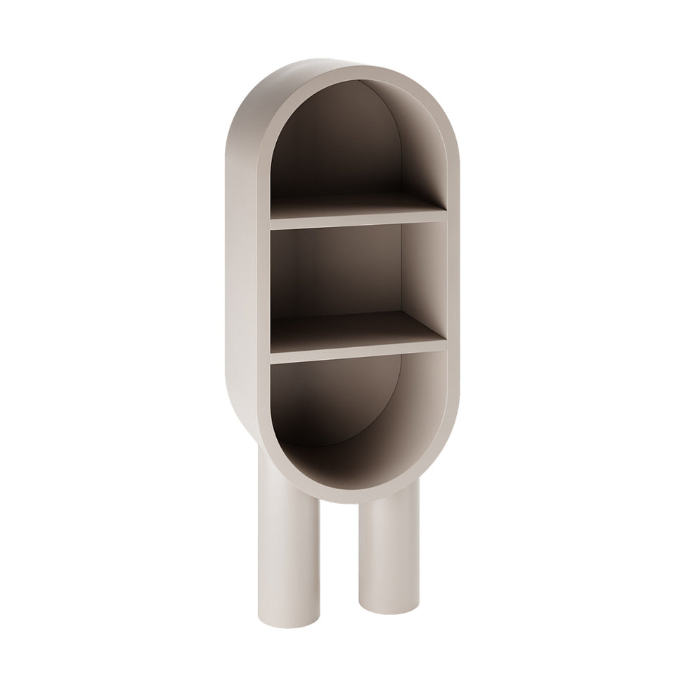 Ovia BookshelfGrey | RAL 7044 | Two Shelves